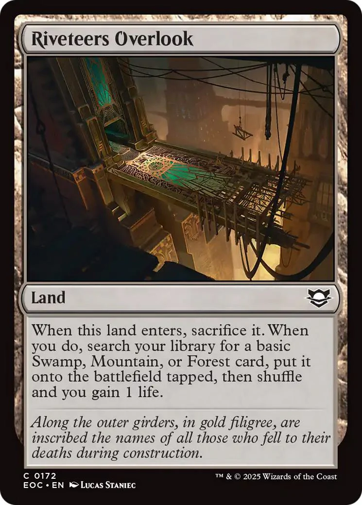 Riveteers Overlook [172] [Edge of Eternities: Commander] [Non-Foil]
