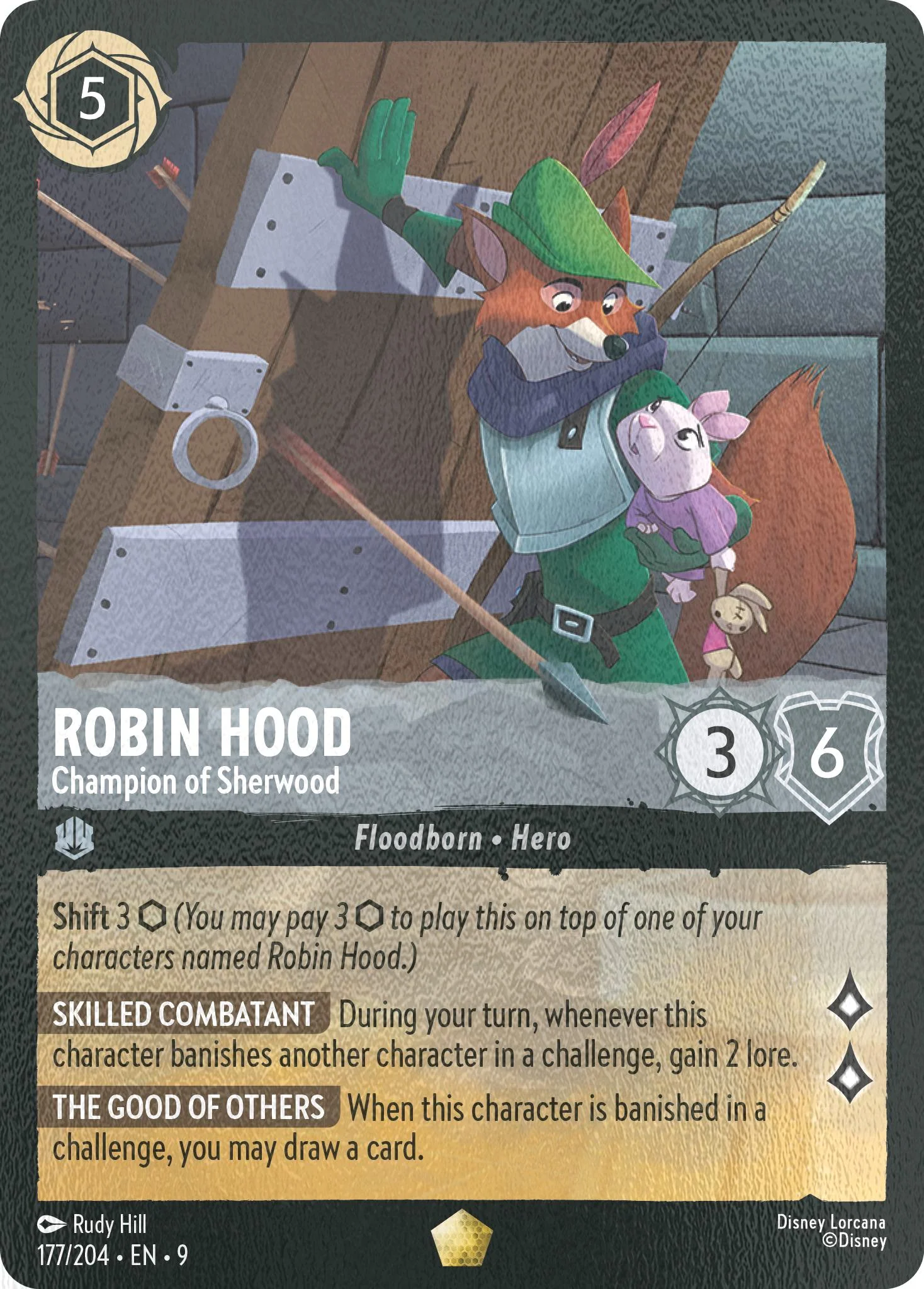 Robin Hood - Champion of Sherwood - 177/204 [Fabled] [Cold Foil]