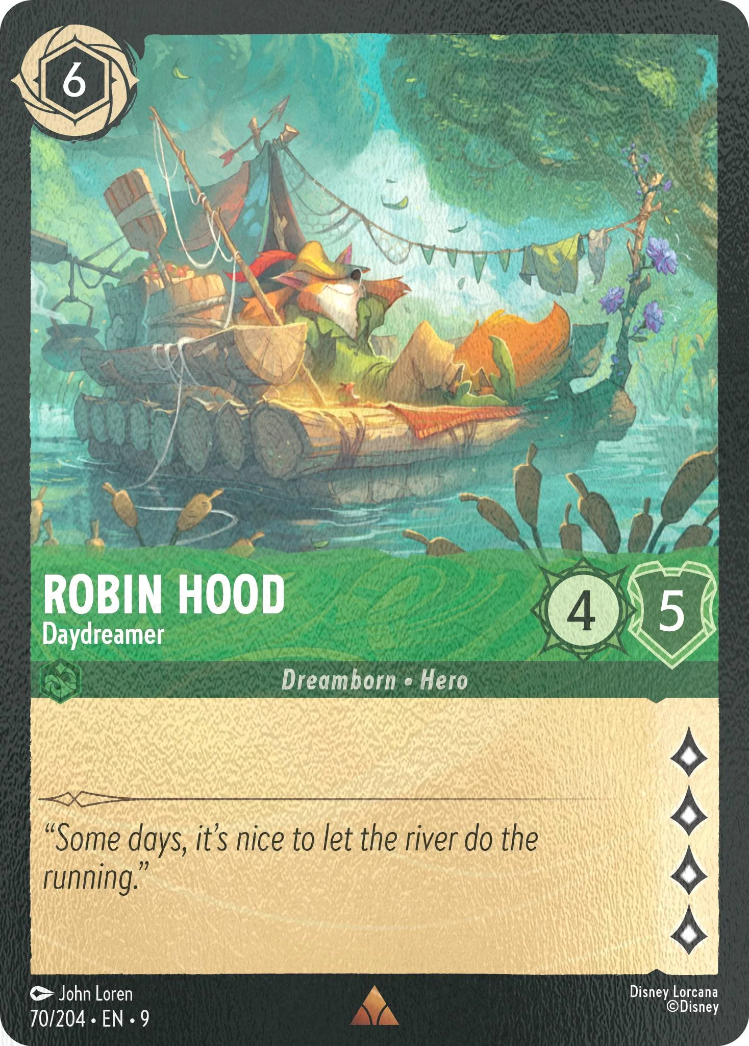 Robin Hood - Daydreamer - 70/204 [Fabled] [Cold Foil]