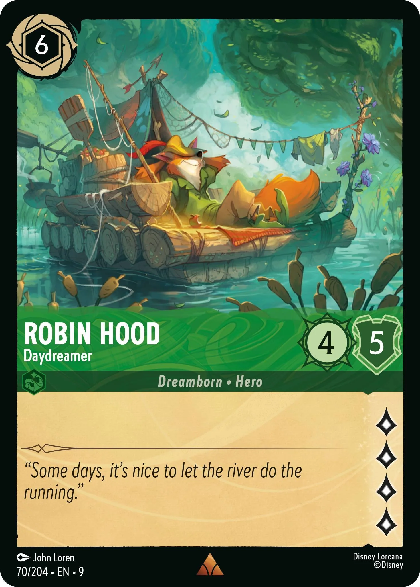 Robin Hood - Daydreamer - 70/204 [Fabled] [Non-Foil]