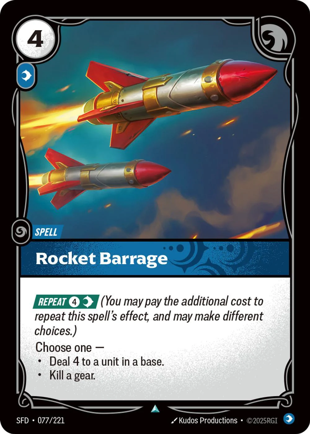 Rocket Barrage - 077/221 [Spiritforged] [Non Foil]
