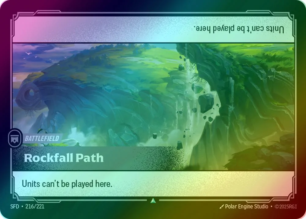 Rockfall Path - 216/221 [Spiritforged] [Foil]
