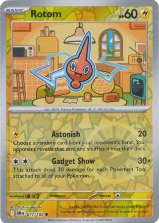 Rotom - 077/182 - Common [sv10-077] [Reverse Holo]