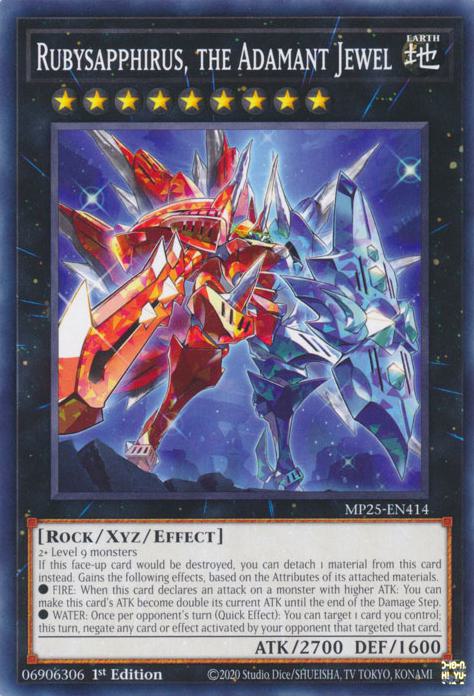 Rubysapphirus, the Adamant Jewel - MP25-EN414 - Common - 1st Edition