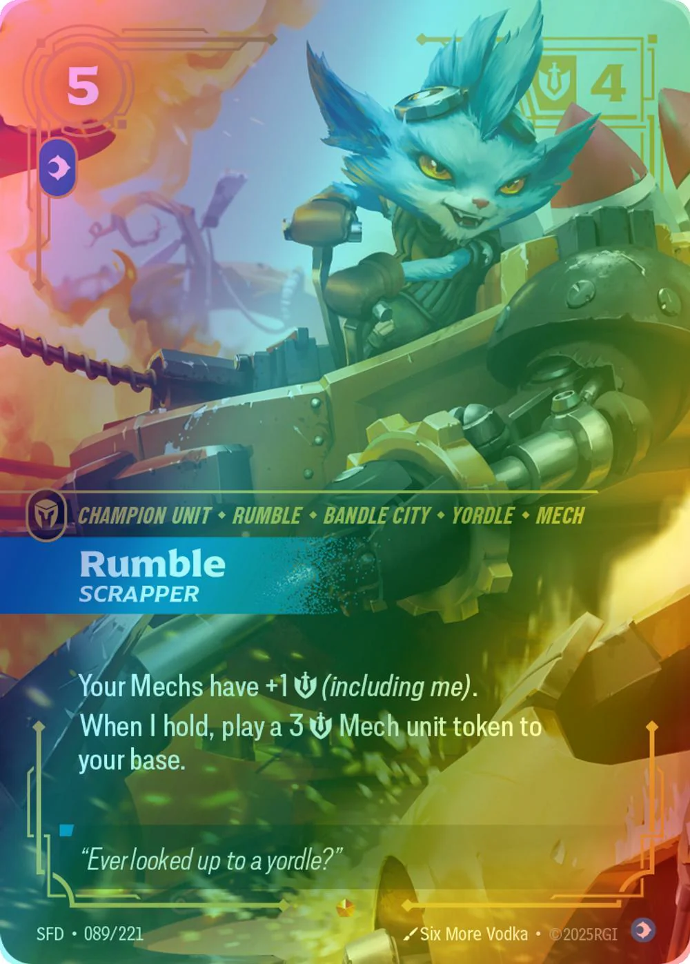 Rumble - Scrapper - 089/221 [Spiritforged] [Foil]