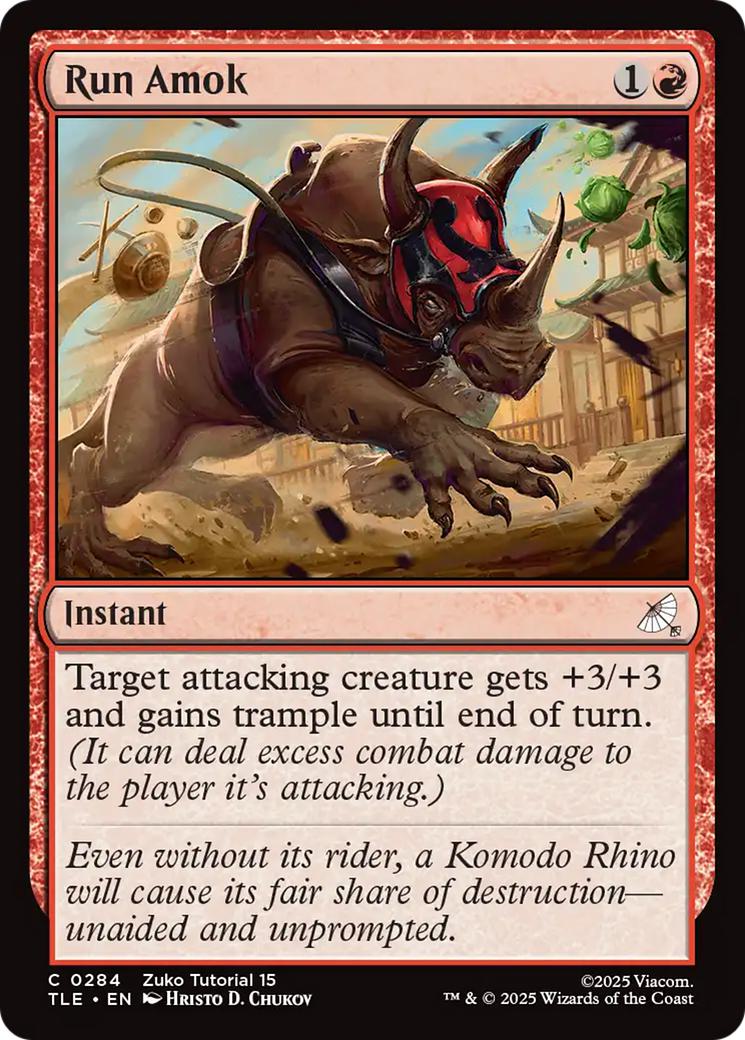 Run Amok [284] [Avatar: The Last Airbender Eternal] [Non-Foil]
