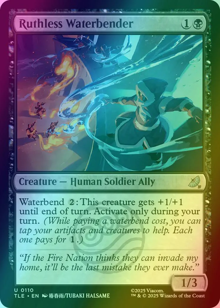 Ruthless Waterbender [110] [Avatar: The Last Airbender Eternal] [Foil]