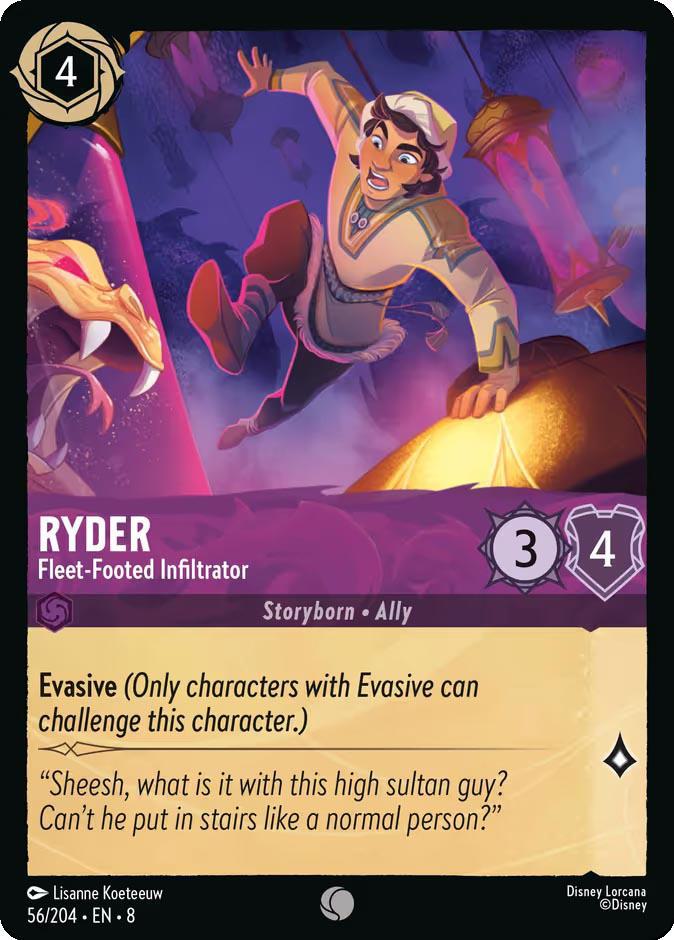 Ryder - Fleet-Footed Infiltrator - 56/204 [Reign of Jafar] [Non-Foil]