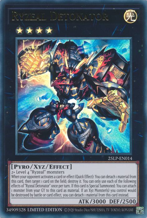 Ryzeal Detonator - 25LP-EN014 - Ultra Rare - Limited