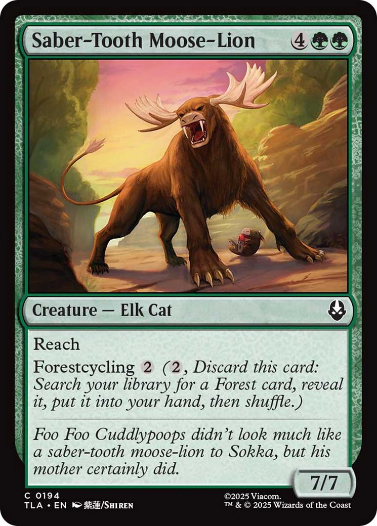 Saber-Tooth Moose-Lion [194] [Avatar: The Last Airbender] [Non-Foil]