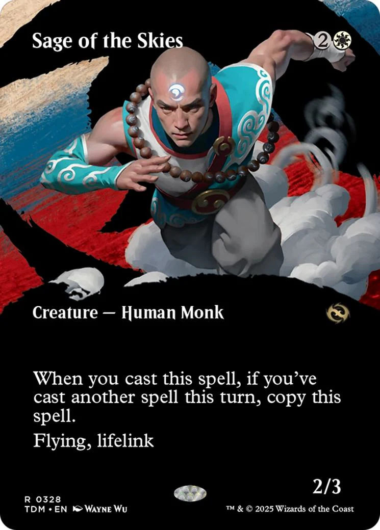 Sage of the Skies [328] [Borderless] [Clan] [Tarkir: Dragonstorm] [Non-Foil]
