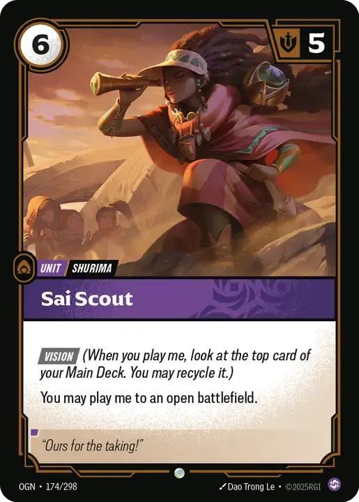 Sai Scout - 174/298 [Origins] [Non-Foil]