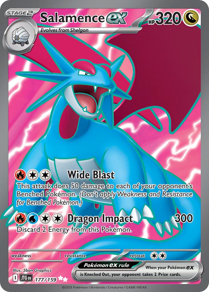 Salamence ex - 177/159 - Ultra Rare [sv09-177] [Ultra]