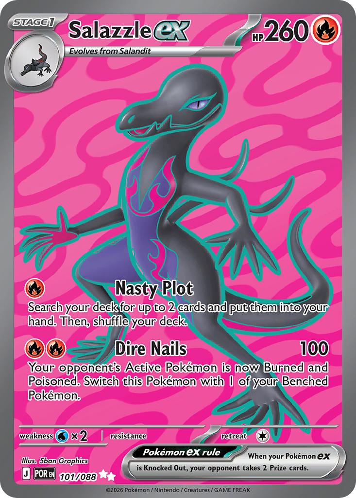 Salazzle ex - 101/088 - Ultra Rare [me03-101] [Ultra]