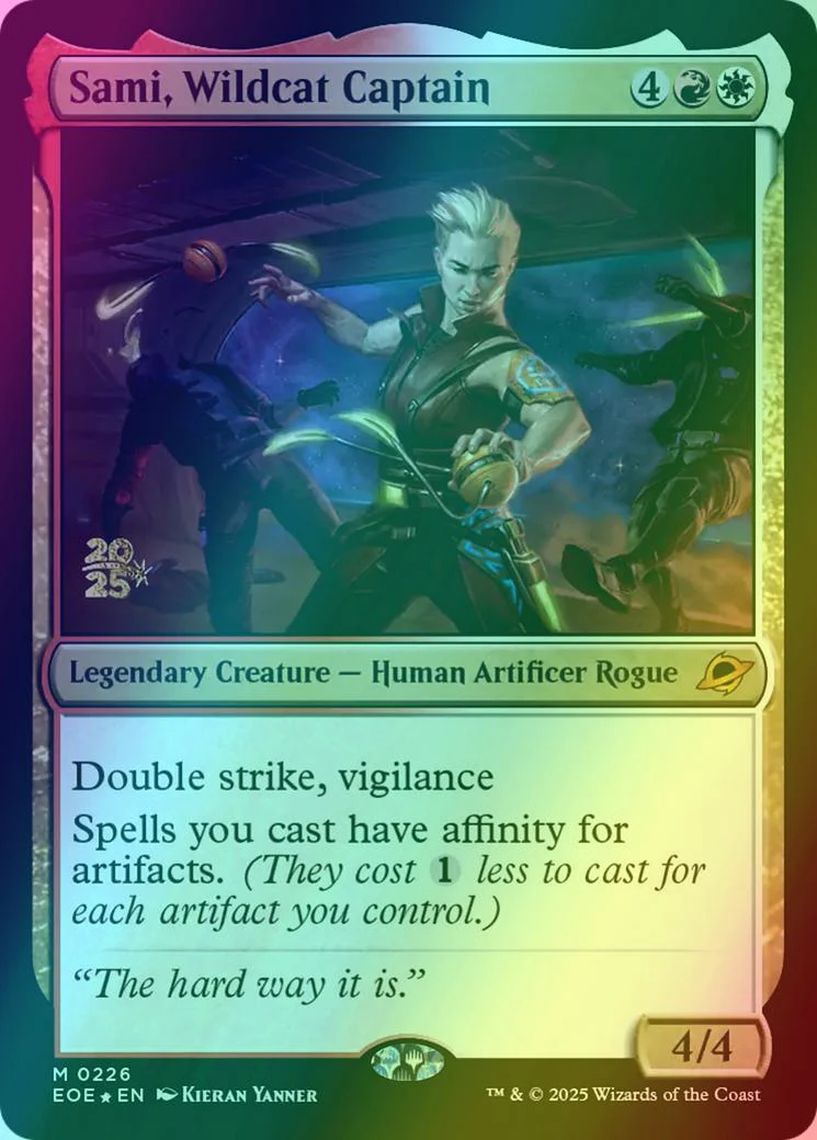 Sami, Wildcat Captain [226s] [Prerelease] [Edge of Eternities: Promos] [Foil]