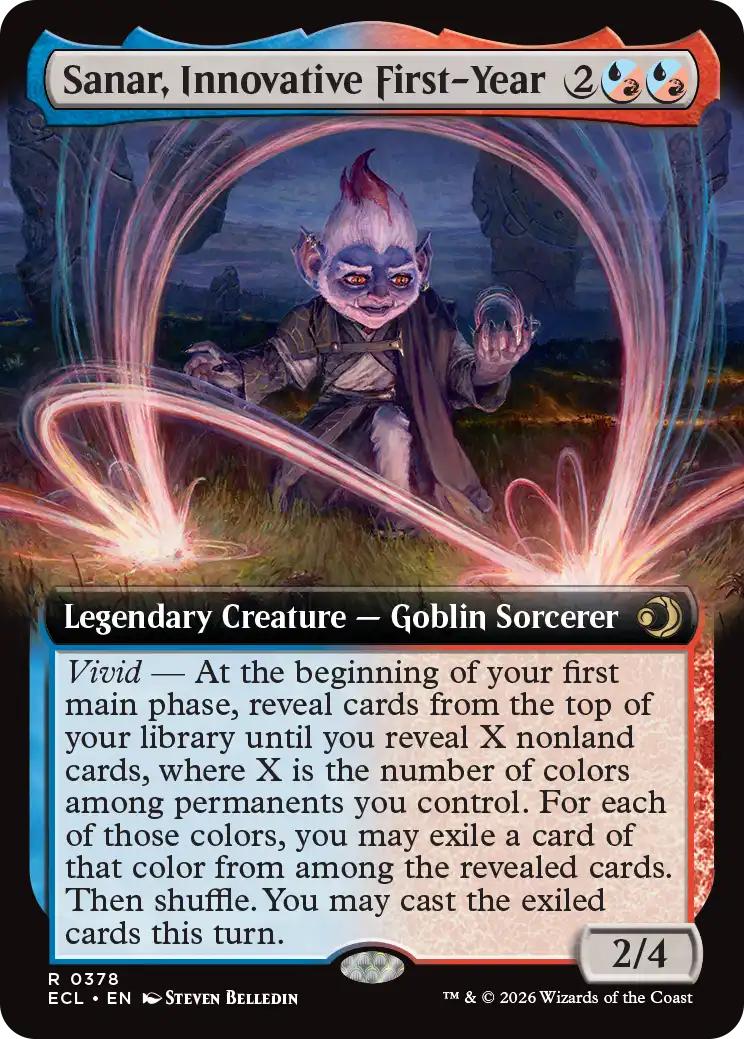 Sanar, Innovative First-Year [378] [Extended Art] [Lorwyn Eclipsed] [Non-Foil]