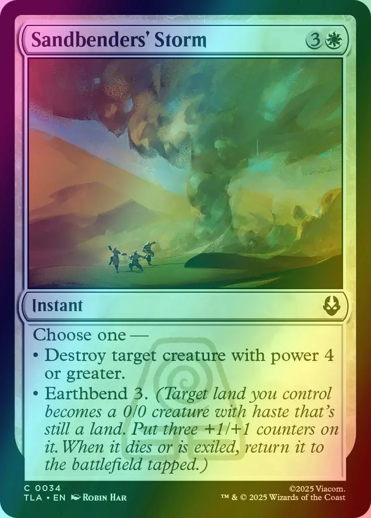 Sandbenders' Storm [34] [Avatar: The Last Airbender] [Foil]