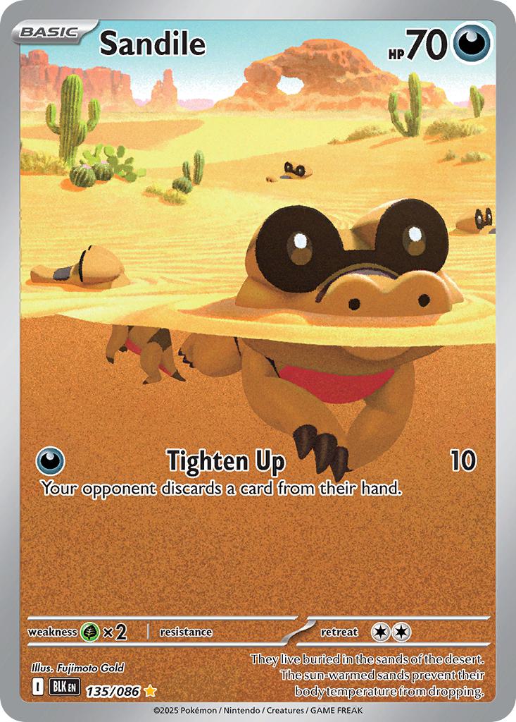 Sandile - 135/086 - Illustration Rare [sv105b-135] [Ultra]