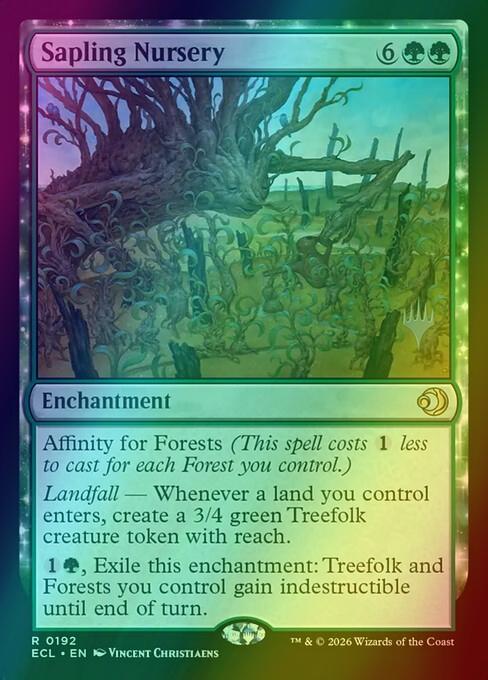 Sapling Nursery [192p] [Promo Pack] [Lorwyn Eclipsed: Promos] [Foil]