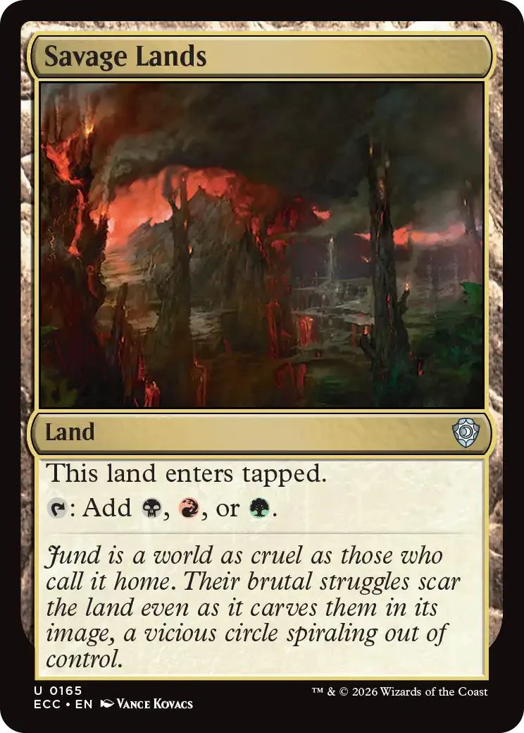 Savage Lands [165] [Lorwyn Eclipsed: Commander] [Non-Foil]
