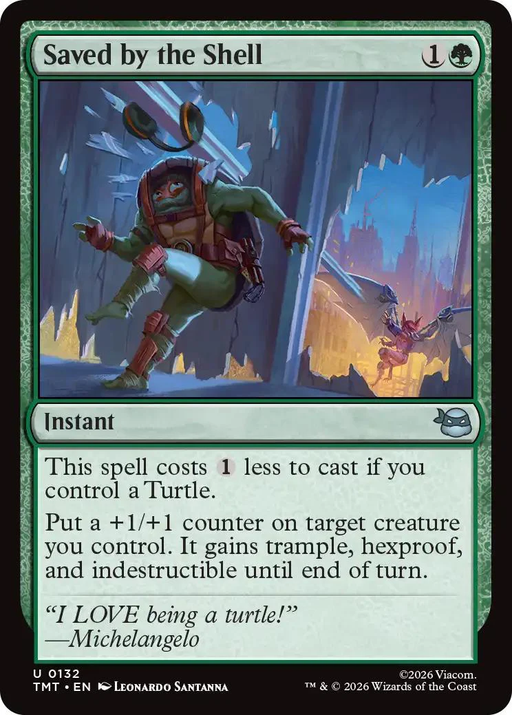 Saved by the Shell [132] [Teenage Mutant Ninja Turtles] [Non-Foil]