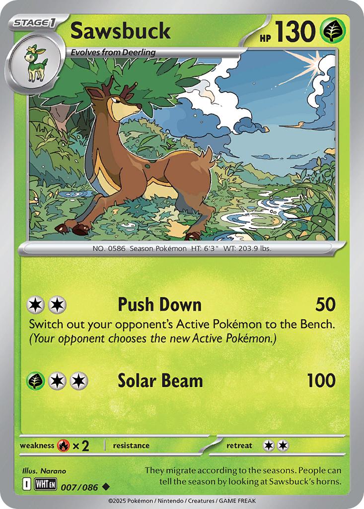 Sawsbuck - 007/086 - Uncommon [sv105w-007] [Non-Holo]