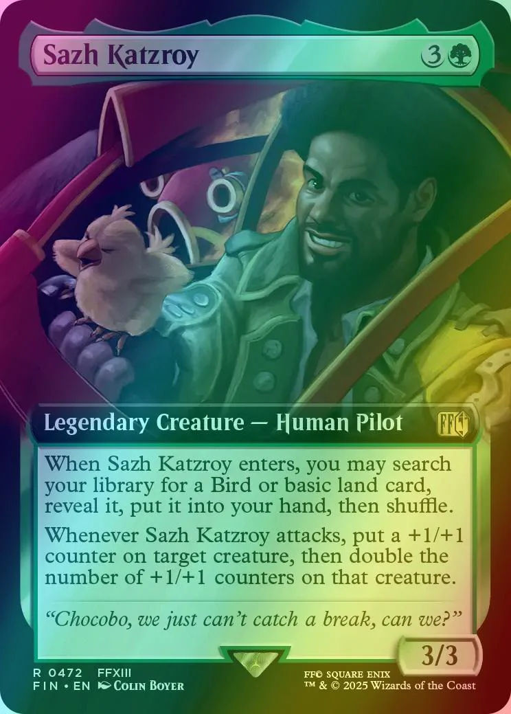 Sazh Katzroy [472] [Extended Art] [FINAL FANTASY] [Foil]