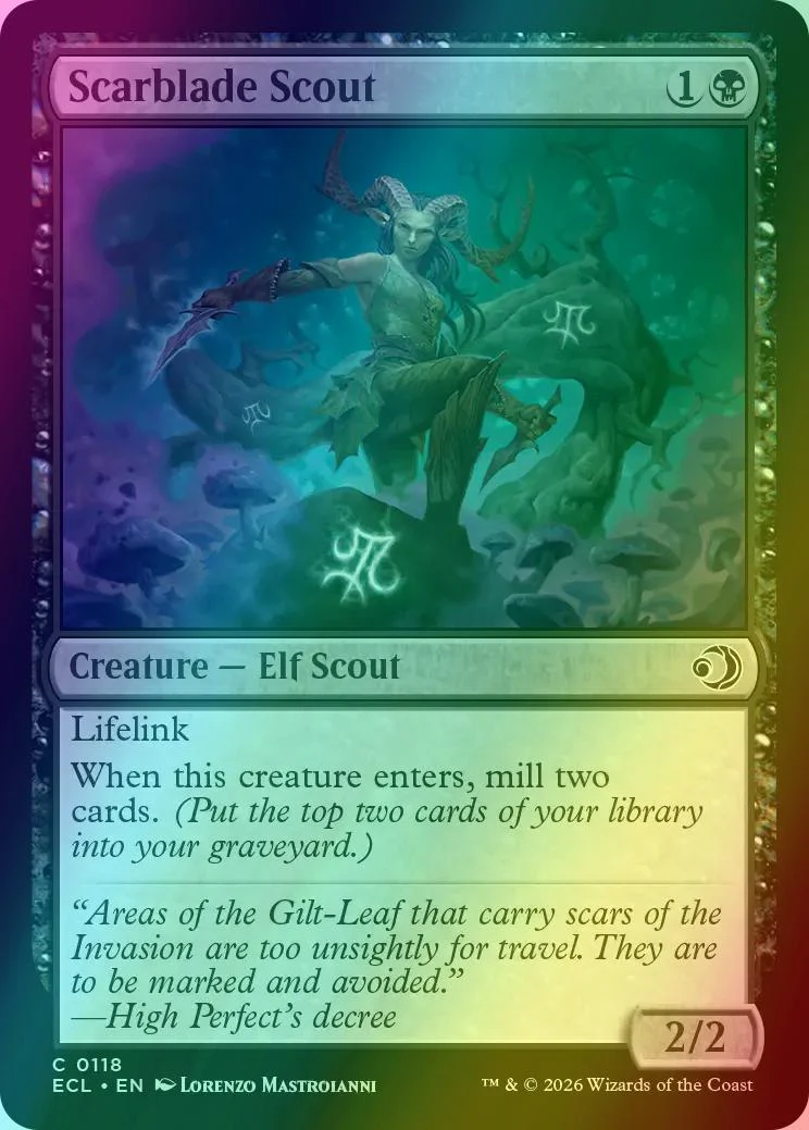 Scarblade Scout [118] [Lorwyn Eclipsed] [Foil]