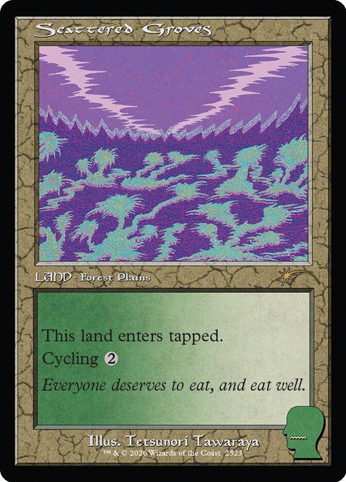 Scattered Groves [2523] [Retro Frame] [Brain Dead: New Earth Mentality] [Secret Lair Drop] [Non-Foil]