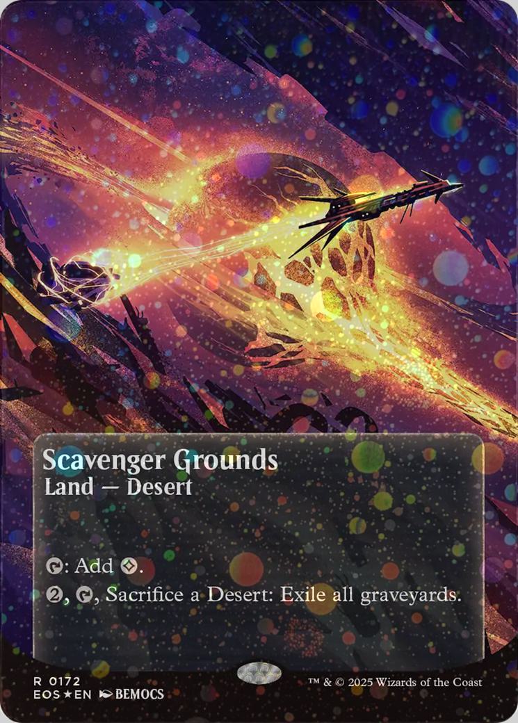 Scavenger Grounds [172] [Borderless] [Poster] [Edge of Eternities: Stellar Sights] [Galaxy Foil]