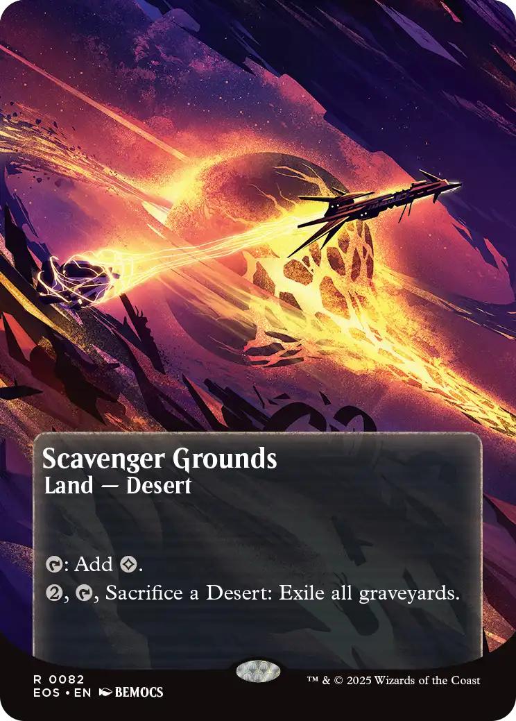 Scavenger Grounds [82] [Borderless] [Poster] [Edge of Eternities: Stellar Sights] [Non-Foil]