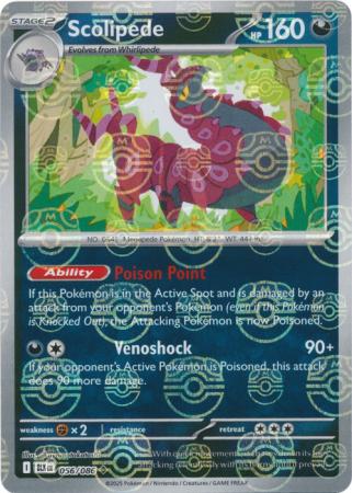 Scolipede - Master Ball Pattern - 056/086 - Uncommon [sv105b-056] [Reverse Holo]
