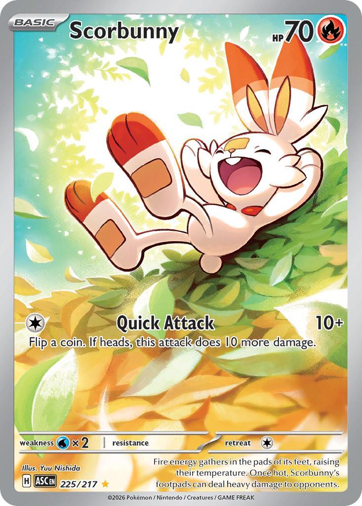 Scorbunny - 225/217 - Illustration Rare [me025-225] [Ultra]