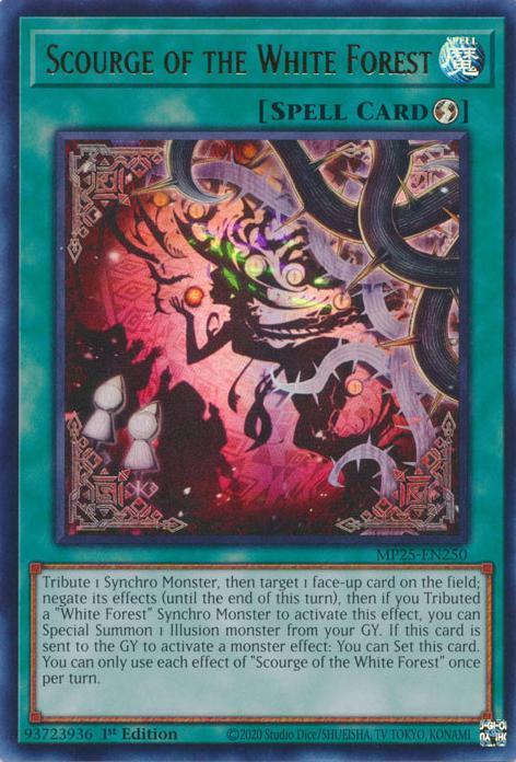 Scourge of the White Forest - MP25-EN250 - Ultra Rare - 1st Edition