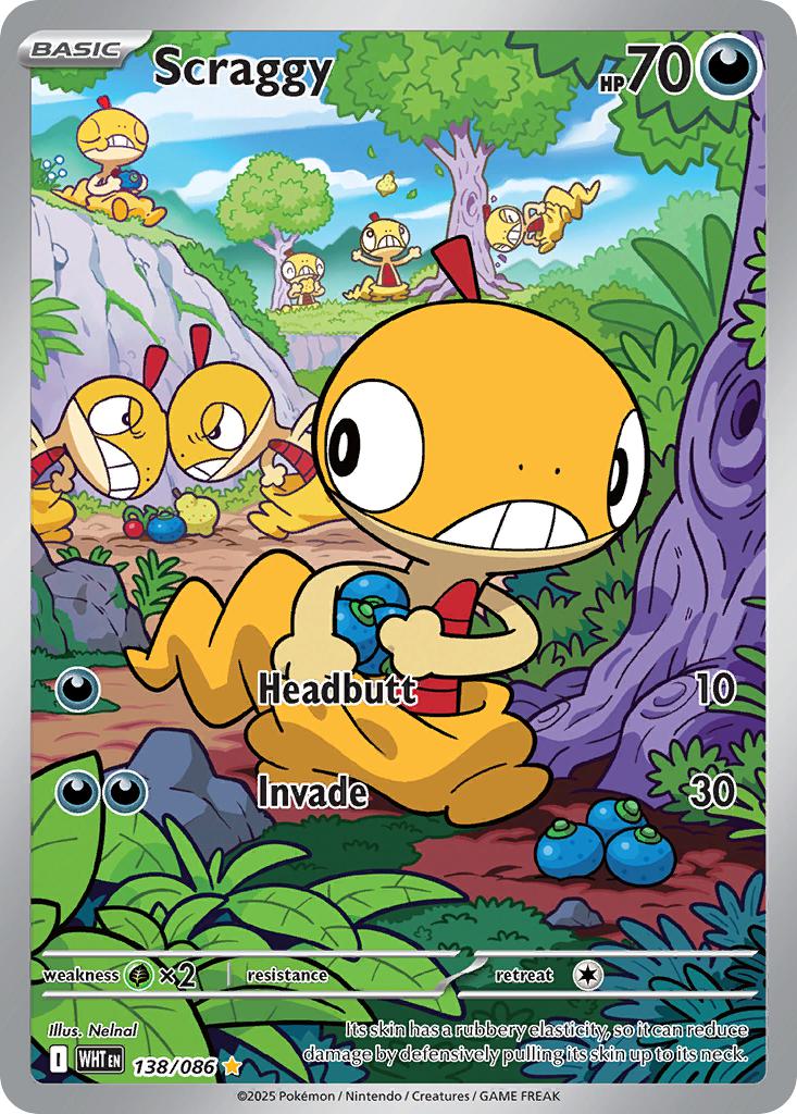 Scraggy - 138/086 - Illustration Rare [sv105w-138] [Ultra]