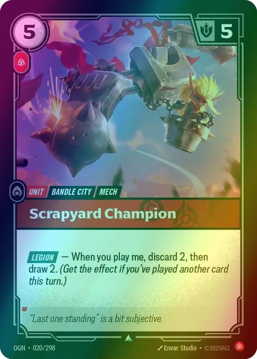 Scrapyard Champion - 020/298 [Origins] [Foil]
