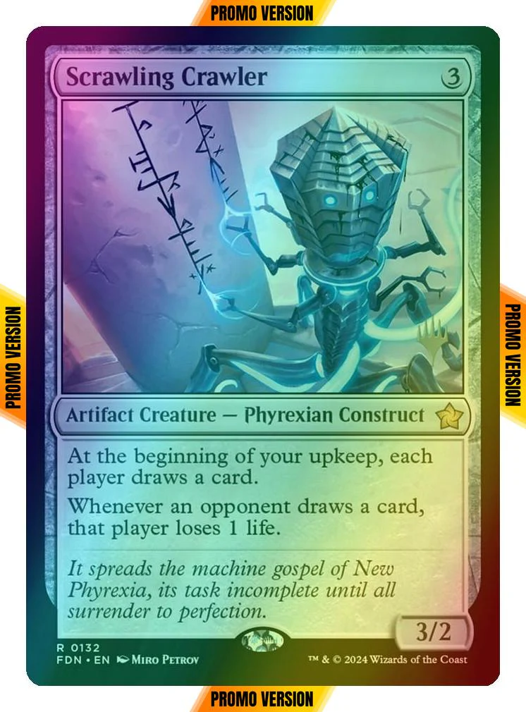 Scrawling Crawler [132p] [Promo Pack] [Foundations Promos] [Foil]