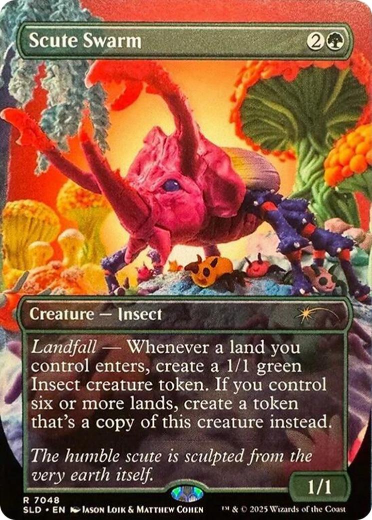 Scute Swarm [7048] [Borderless] [Play-Doh] [Secret Lair Drop] [Non-Foil]