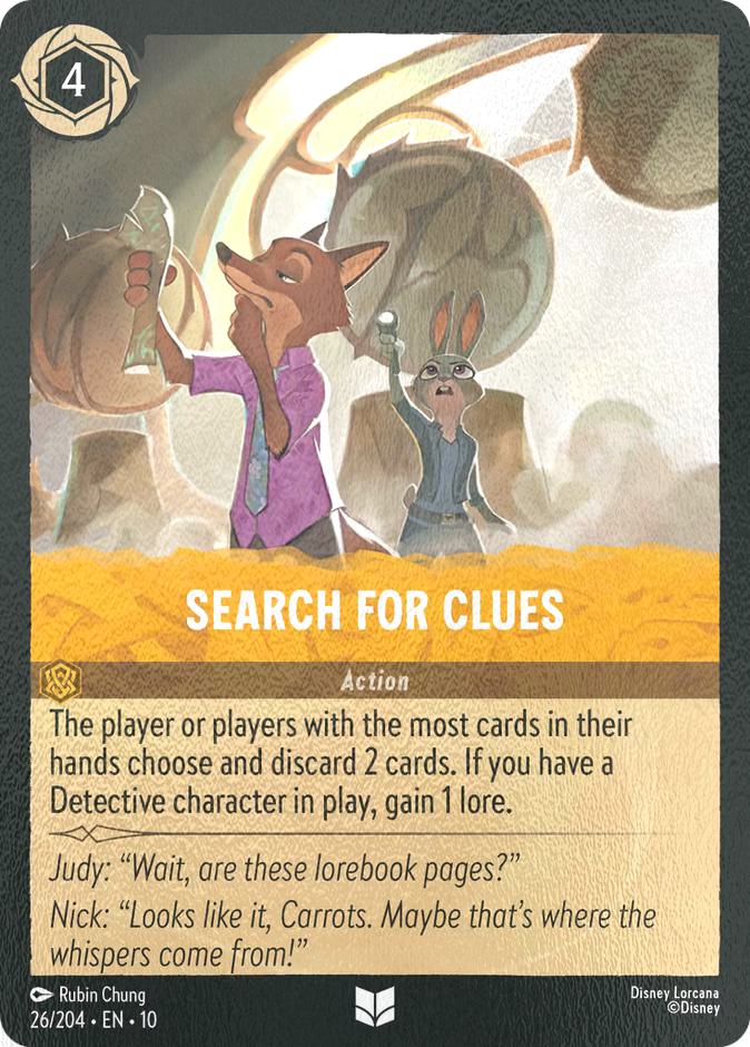 Search For Clues - 26/204 [Whispers in the Well] [Cold Foil]