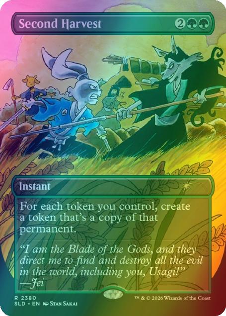 Second Harvest [2380] [Borderless] [Stan Sakai] [Secret Lair Drop] [Foil]
