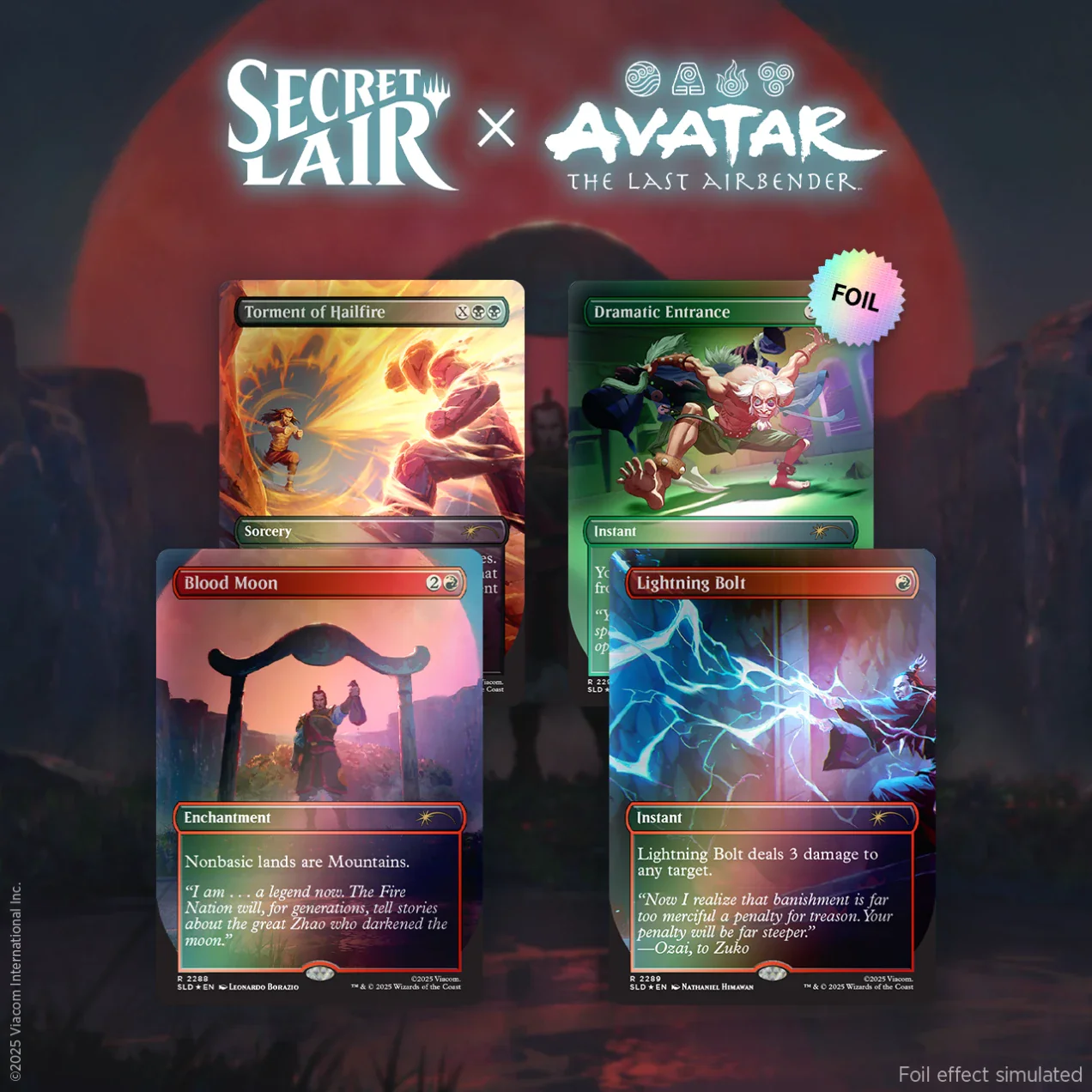 Secret Lair Drop Series - Secret Lair x Avatar: The Last Airbender | Everything Changed Foil Edition - Foil Edition
