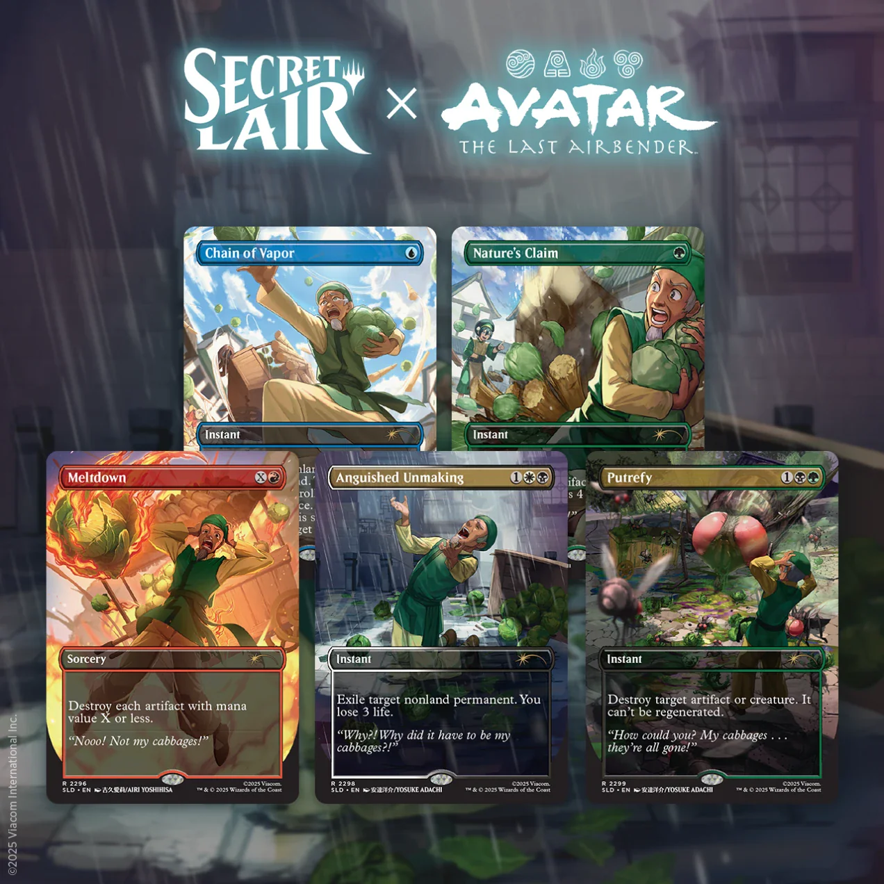 Secret Lair Drop Series - Secret Lair x Avatar: The Last Airbender | My Cabbages!
