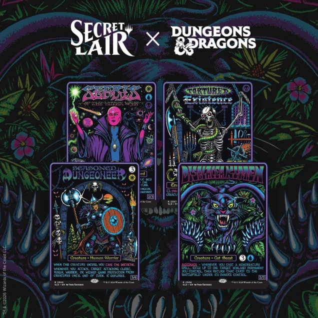 Secret Lair Drop Series - Secret Lair x Dungeons & Dragons: Black Lights & Dark Dungeons