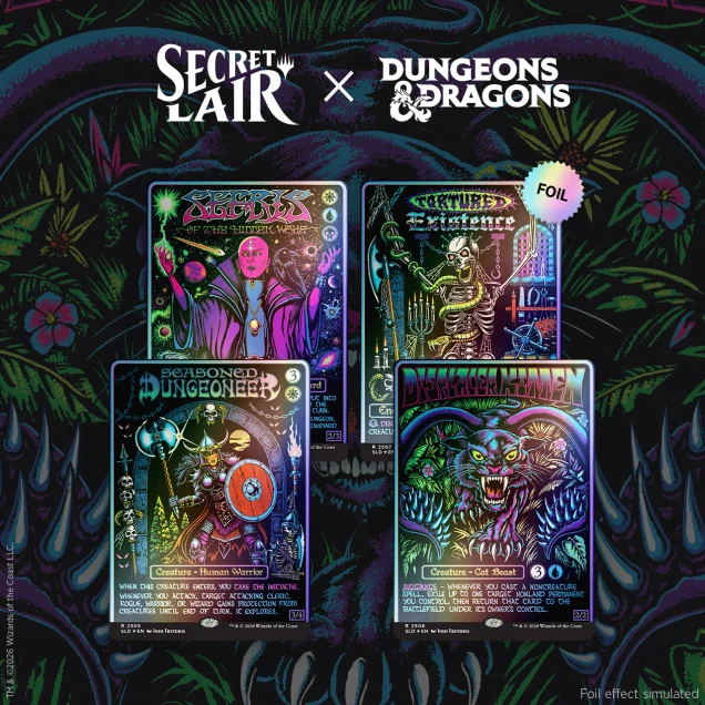 Secret Lair Drop Series - Secret Lair x Dungeons & Dragons: Black Lights & Dark Dungeons - Foil Edition