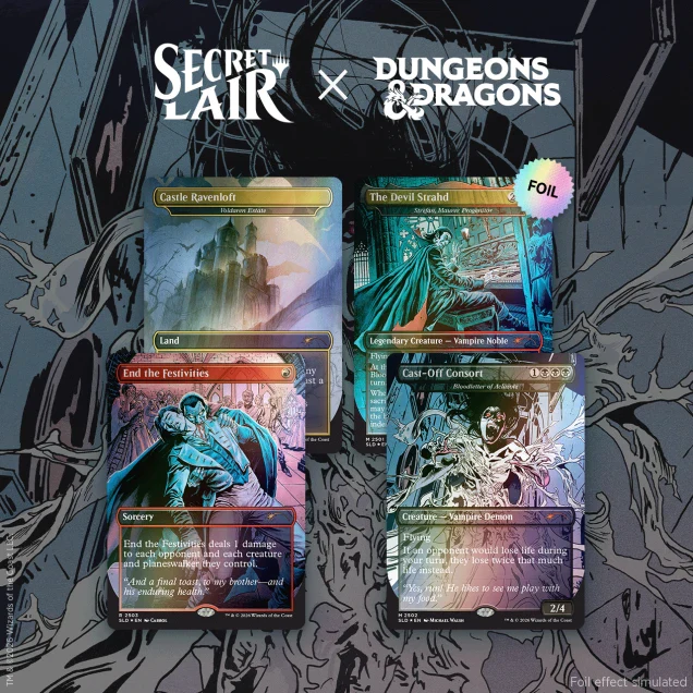 Secret Lair Drop Series - Secret Lair x Dungeons & Dragons: Strahd’s Descent - Foil Edition
