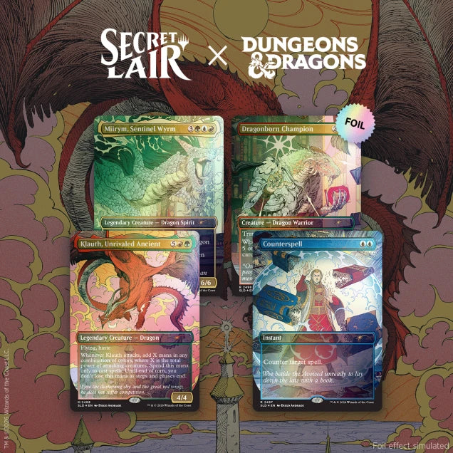 Secret Lair Drop Series - Secret Lair x Dungeons & Dragons: Whispers in Candlekeep - Foil Edition