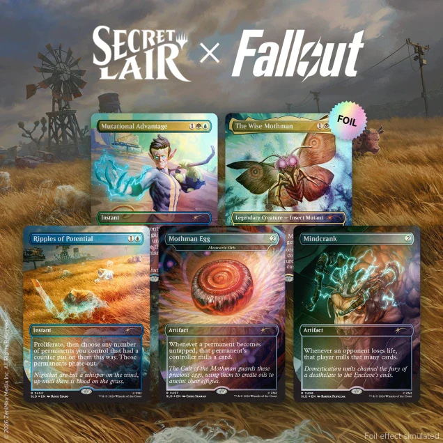 Secret Lair Drop Series - Secret Lair x Fallout: Rad - Foil Edition