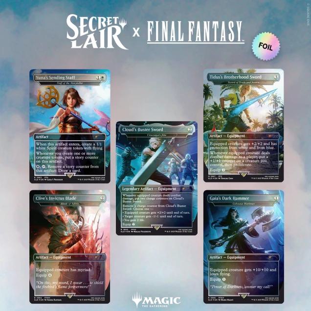 Secret Lair Drop Series - Secret Lair x FINAL FANTASY: Weapons - Foil Edition