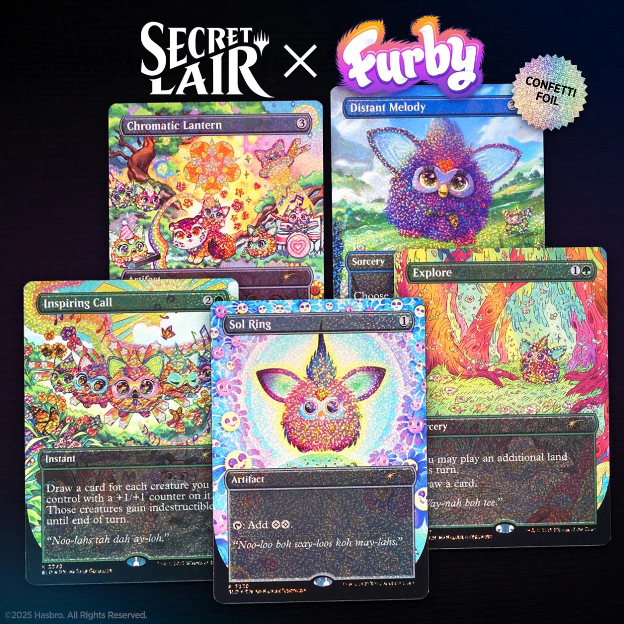 Secret Lair Drop Series - Secret Lair x Furby: Doo-ay Noo-lah - Confetti Foil Edition