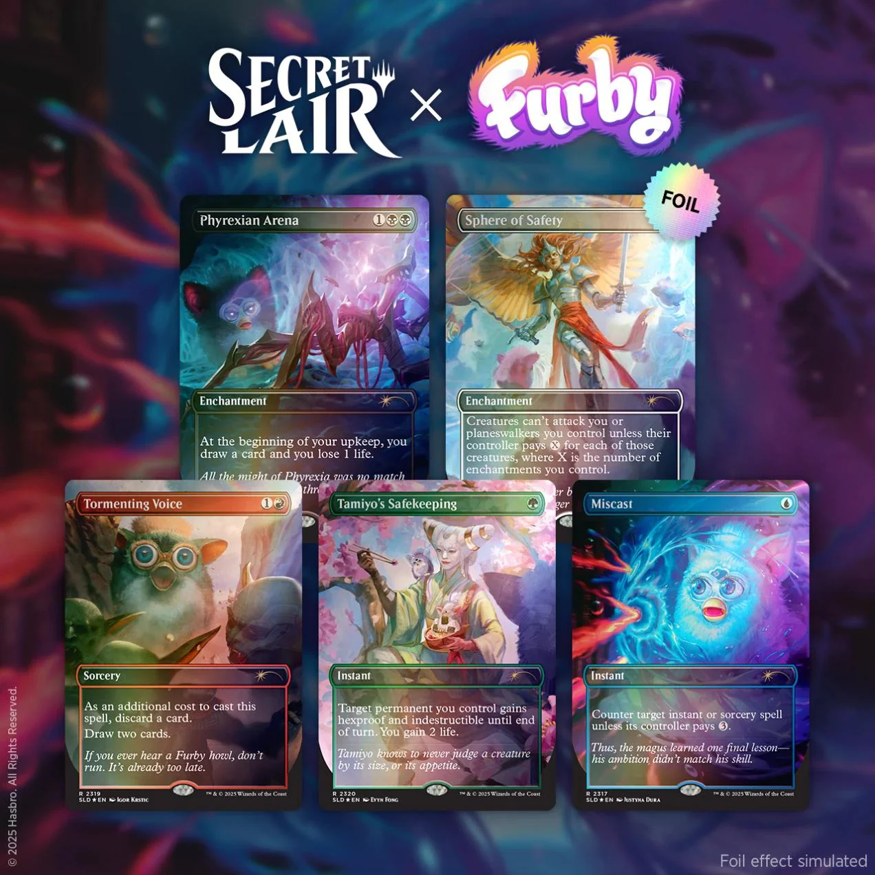 Secret Lair Drop Series - Secret Lair x Furby: The Gathering - Rainbow Foil Edition